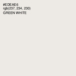 #EDEAE6 - Green White Color Image